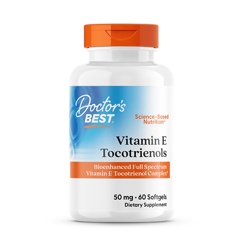 Vitamin E Tocotrienols with TocoGaia Ultra 50mg, 60 Softgels - Doctor's Best by Doctor's Best