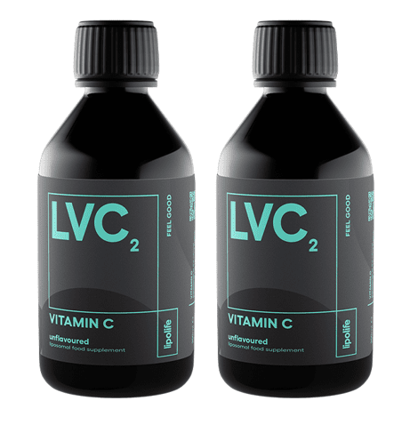 LVC2 Liposomal Vitamin C (SF) 240ml – Lipolife (DOUBLE PACK) by Lipolife