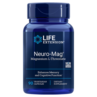 Magnesium L - Threonate - Neuro - Mag - 90 Veg Caps - Life Extension by Life Extension