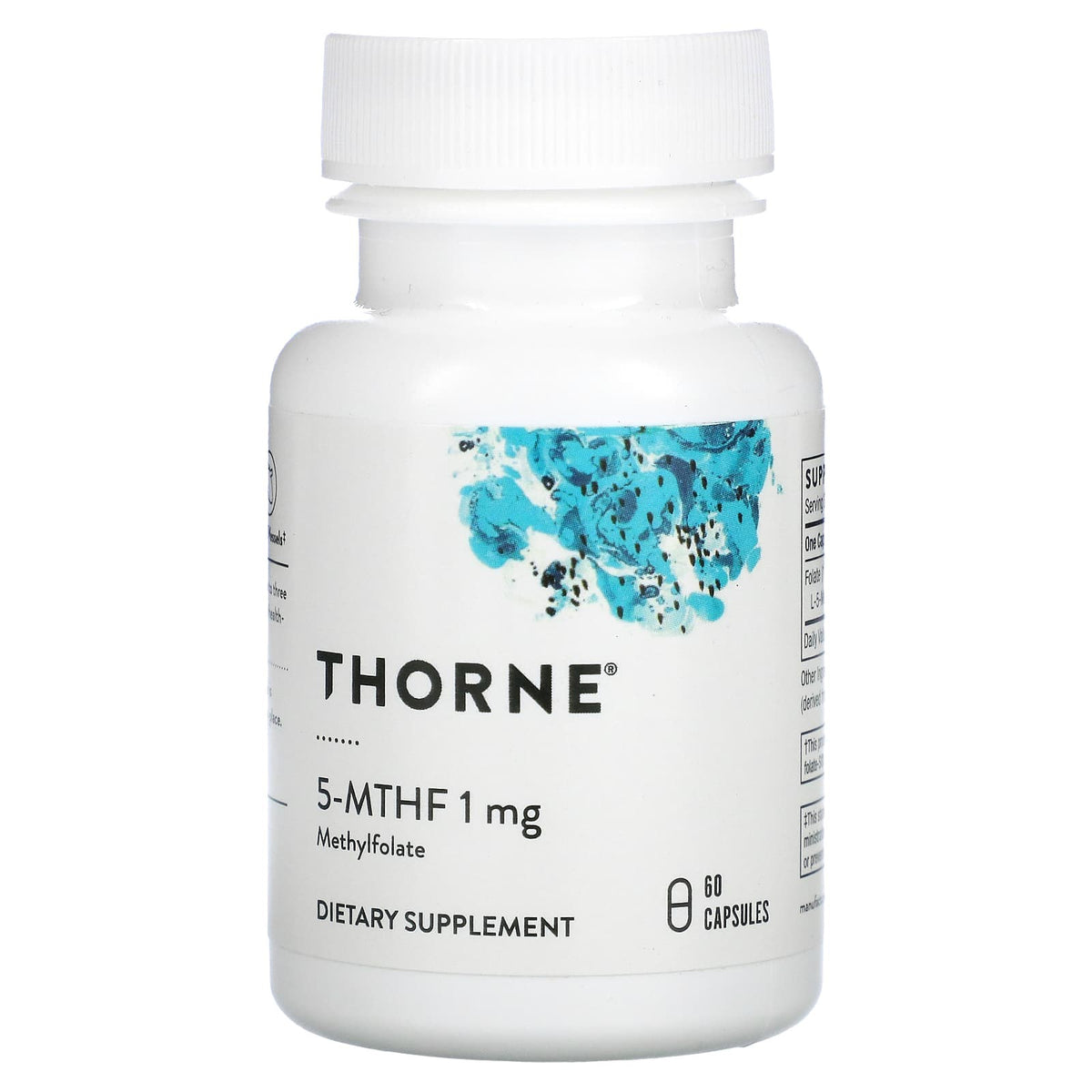 5 - MTHF Methyl Folate (1 mg) 60 Veg Caps Thorne by Thorne
