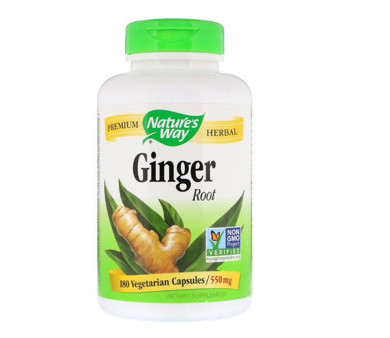 Ginger Root 550mg (180 capsules) Natures Way by Nature's Way