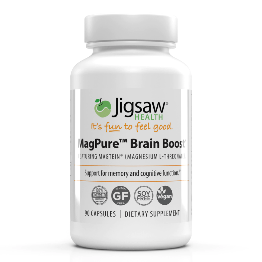 MagPure™ (Magtein) Brain Boost - 90 Capsules - Jigsaw Health by Jigsaw Health