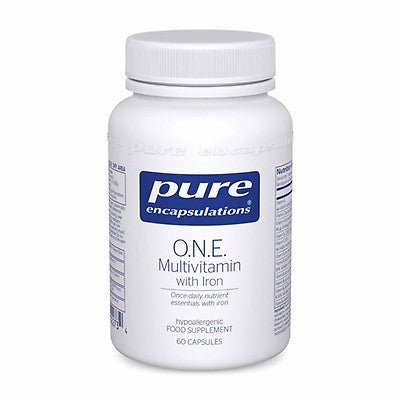 O.N.E. Multivitamin with Iron, 60 caps - Pure Encapsulations by Pure Encapsulations