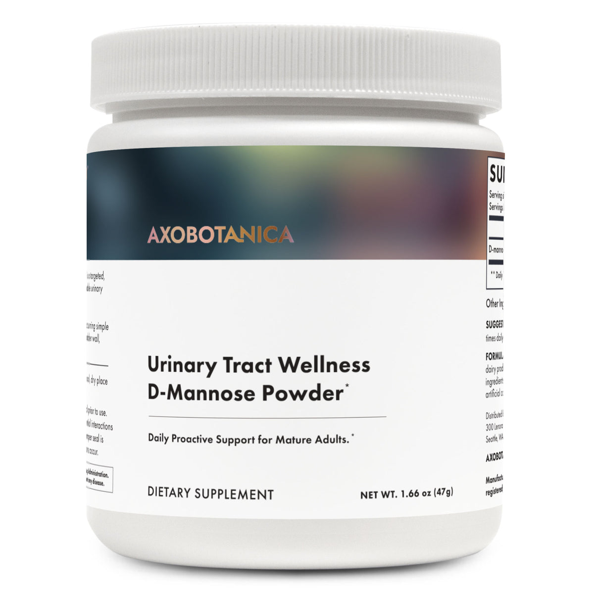 Urinary Tract Wellness D - Mannose Powder, 47g - Axobotanica by Axobotanica