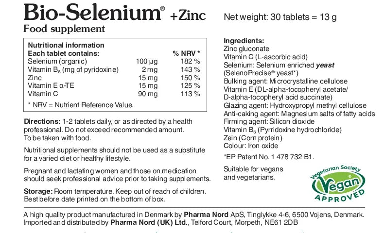 Bio - Selenium+Zinc (30 tablets) - Pharma Nord by PharmaNord