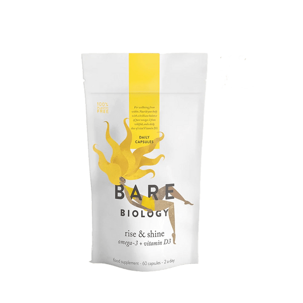 Bare Biology Rise & Shine (Omega - 3 + Vitamin D3) - 60 Capsules by Bare Biology