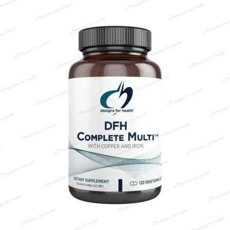 DFH Complete Multi™ with Copper &amp; Iron - 120 veg caps - Designs for Health - SOI* by Designs for Health