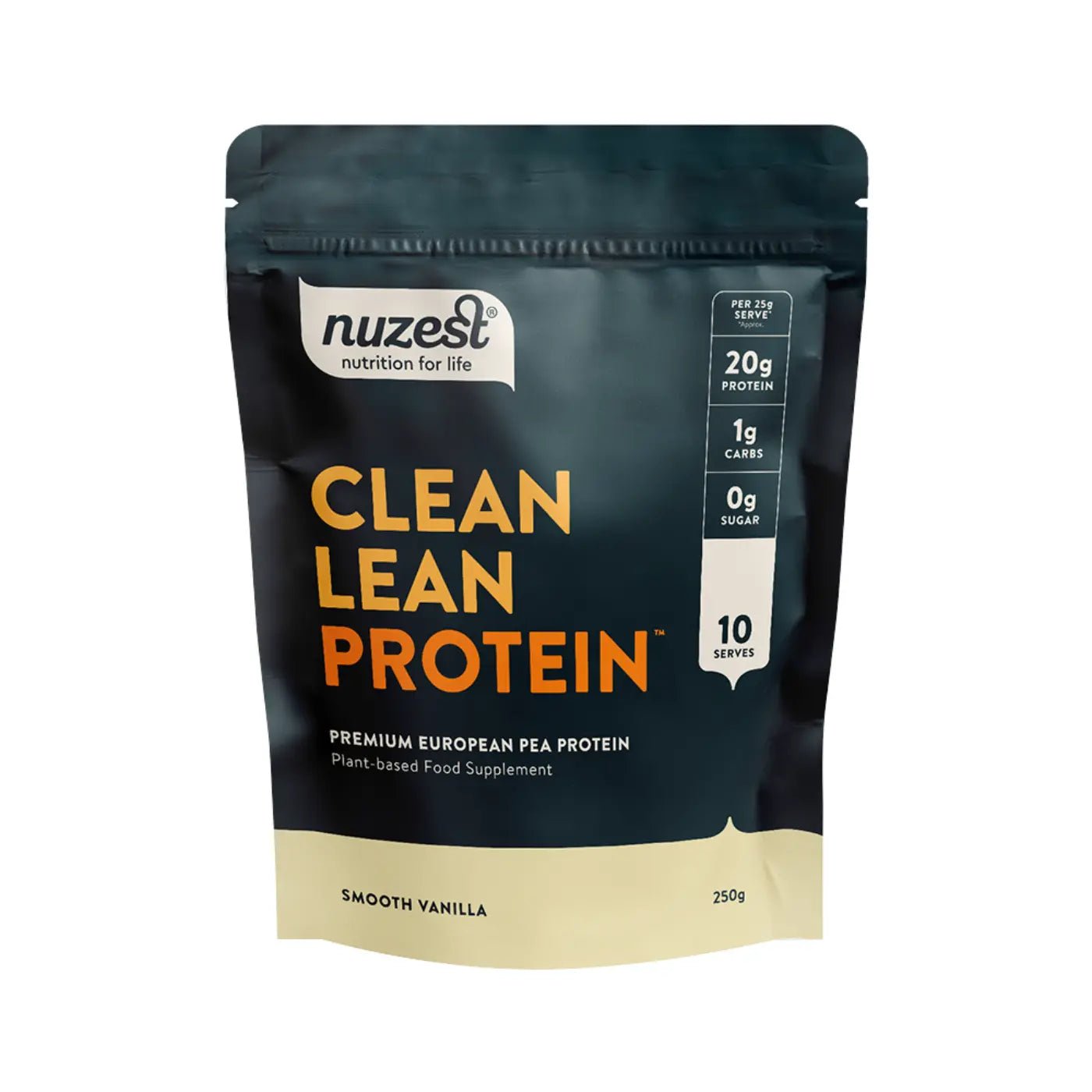 Clean Lean Protein Smooth Vanilla – 250g, 10 Servings – Nuzest by Nuzest