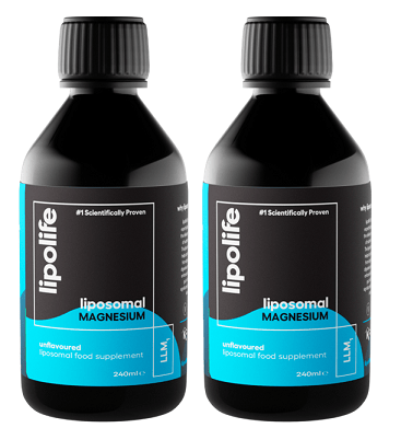 LLM1 Liposomal Magnesium, 240ml - Lipolife DOUBLE PACK by Lipolife