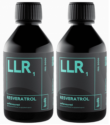 LLR1 Liposomal Resveratrol 240ml – Lipolife DOUBLE PACK by Lipolife