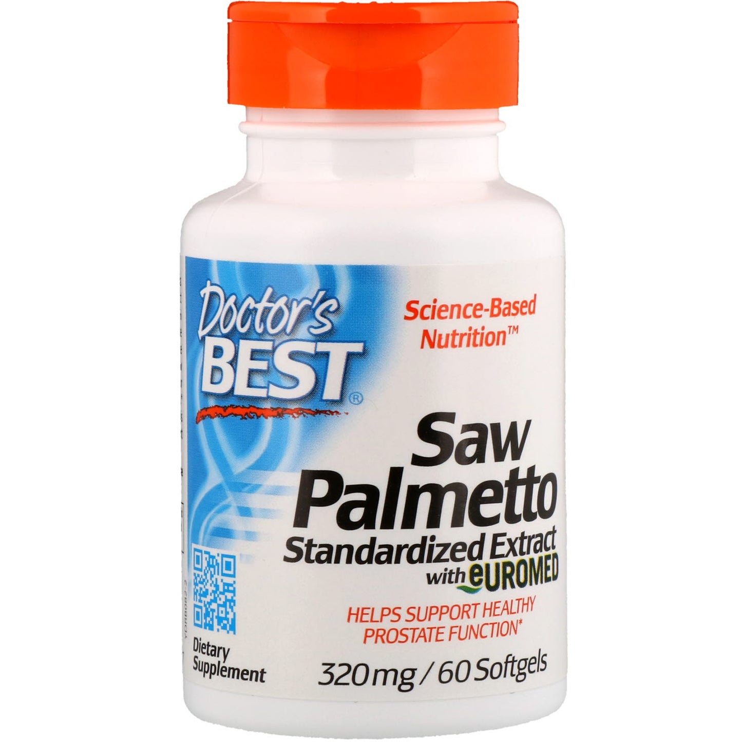 Saw Palmetto, Standardized Extract with Euromed 320mg, 60 Softgels - Doctor's Best by Doctor's Best
