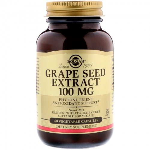 Grape Seed Extract, 100 mg, 60 Vegetable Capsules - Solgar by Solgar