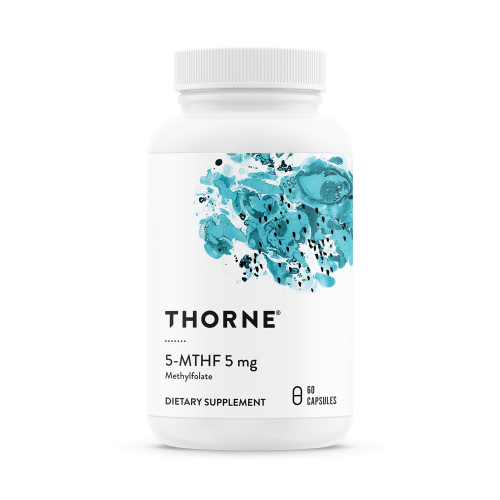 5 - MTHF Methyl Folate - (5 mg) 60 Veg Caps - Thorne by Thorne