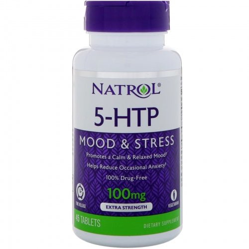 5 - HTP TR, Time Release, 100 mg, 45 Tablets - Natrol by Natrol