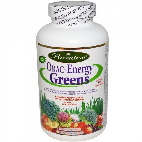 ORAC - Energy Greens, 120 Veggie Caps - Paradise Herbs by Paradise Herbs