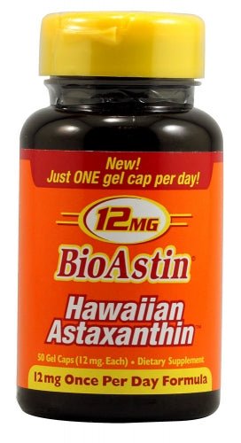BioAstin, Hawaiian Astaxanthin, 12 mg, 50 Gel Caps - Nutrex by Nutrex