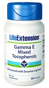 Gamma E Mixed Tocopherols (with Sesame Lignans) 60 Softgels - Life Extension by Life Extension
