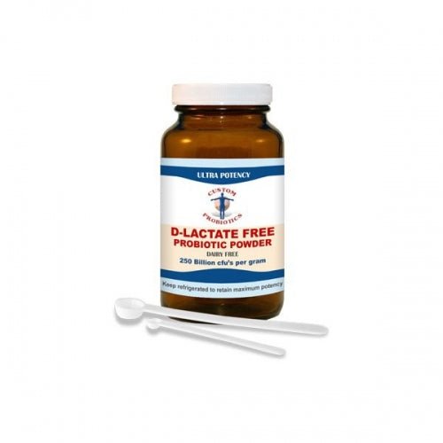 D - Lactate Free Probiotics - 50g - Custom Probiotics by Custom Probiotics