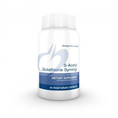 S - Acetyl Glutathione Synergy 60 Capsules - Designs for Health by Designs for Health