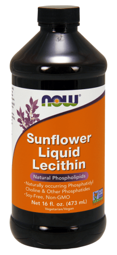 Sunflower Liquid Lecithin&44; 16 fl oz (473 ml) - Now Foods by Now Foods