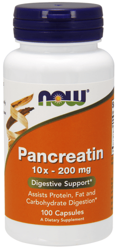 Pancreatin 2000 (10X 200 mg) 100 Capsules Now Foods by Now Foods