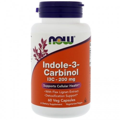 Indole - 3 - Carbinol (I3C) - 200mg - 60 Veg caps - NOW foods by Now Foods