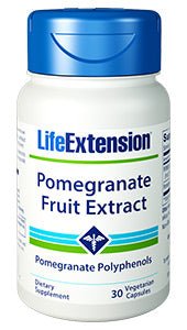 Pomegranate Fruit Extract (500mg) - 30 Veg Caps - Life Extension by Life Extension