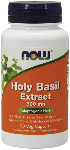 Holy Basil Extract, 500 mg, 90 Vcaps - Now Foods by Now Foods