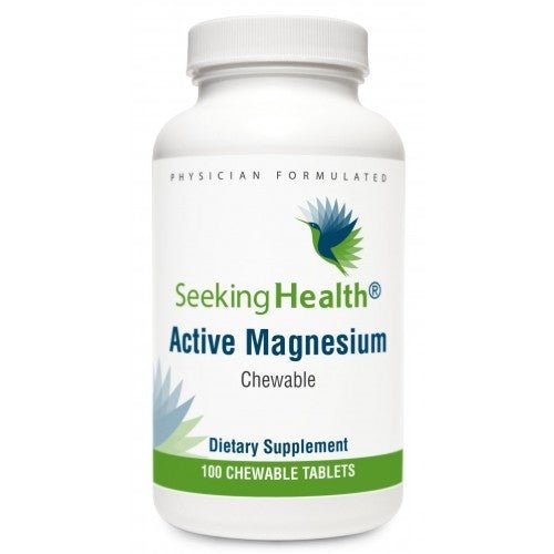 Magnesium Malate Chewable (Active Magnesium) 100 Chewable Tablets - Seeking Health by Seeking Health