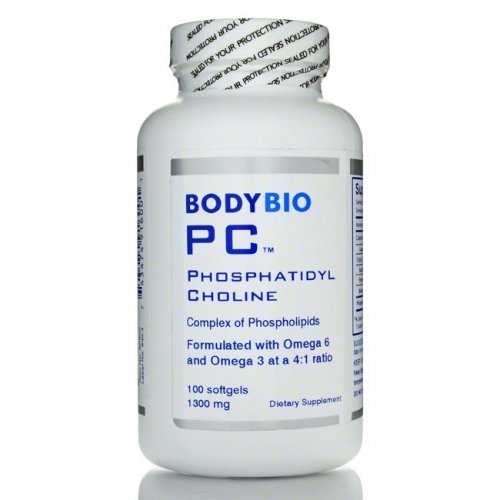 BodyBio PC (Phosphatidylcholine) 1300 mg, 100 softgels – Nature's Balance