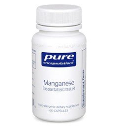 Manganese (aspartate/citrate) 60 caps - Pure Encapsulations by Pure Encapsulations
