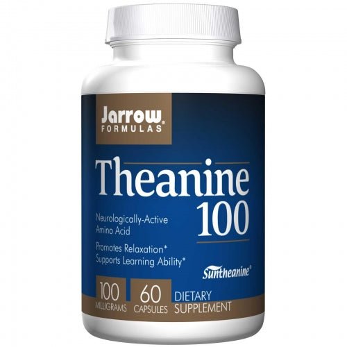 Theanine 100, 100mg, 60 Capsules - Jarrow Formulas by Jarrow Formulas
