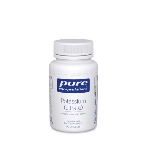 Potassium (citrate) 200mg 90 vcaps - Pure Encapsulations by Pure Encapsulations
