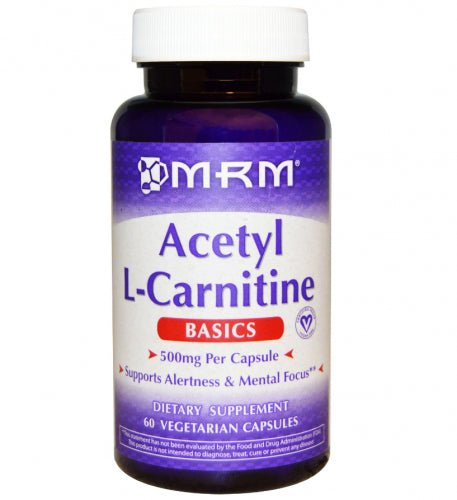 MRM&44; Acetyl L - Carnitine&44; 500 mg&44; 60 Veggie Caps by Nature's Balance