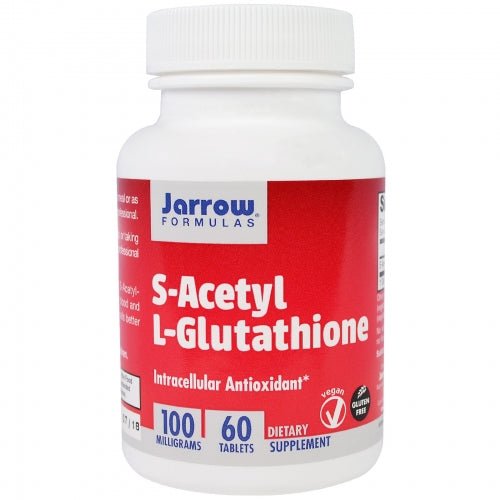 S - Acetyl L - Glutathione 100mg, 60 Tablets - Jarrow Formulas by Jarrow Formulas