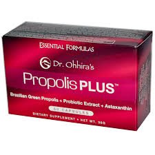Propolis Plus (Brazilian Green Propolis) - 60 Caps - Dr. Ohhira's by Nature's Balance