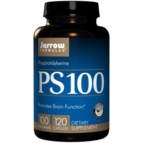 PS100, Phosphatidylserine (Contains SOY) 100 mg, 120 Capsules - Jarrow by Jarrow Formulas