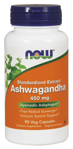 Ashwagandha 450mg, 90 Capsules - Now Foods by Now Foods
