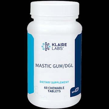 Mastic Gum/DGL 60 Chewable Tablets - SFI Health by Klaire Labs