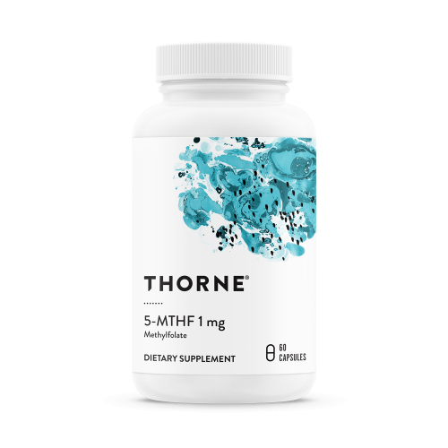 5 - MTHF Methyl Folate (1 mg) 60 Veg Caps Thorne by Thorne