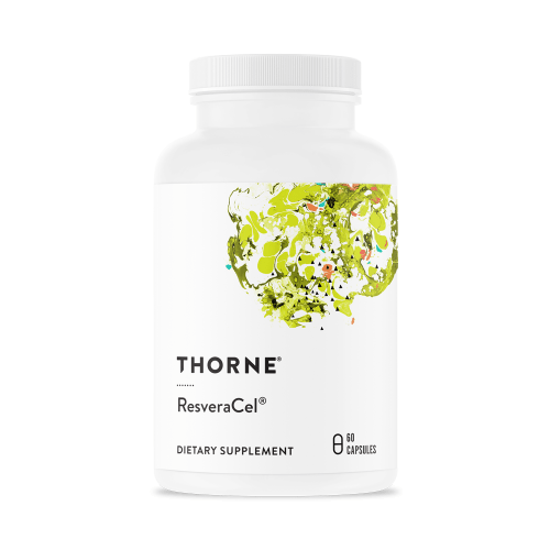 ResveraCel® (Nicotinamide Riboside - Niagen with Resveratrol) - 60 Veg Caps - Thorne Research by Thorne