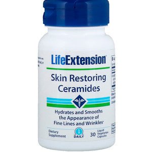Skin Restoring Ceramides, 30 Liquid Vegetarian Capsules - Life Extension by Life Extension