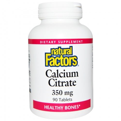 Calcium Citrate, 90 tablets (350mg), Natural Factors by Natural Factors