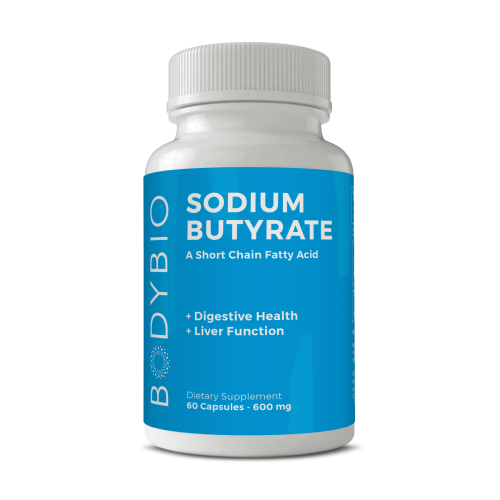 Butyrate (Sodium) 60 Capsules Bodybio by BodyBio