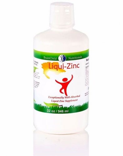 Liqui - Zinc Unflavoured (16 fl oz) 473ml - BrainChild Nutritionals by BrainChild Nutritionals