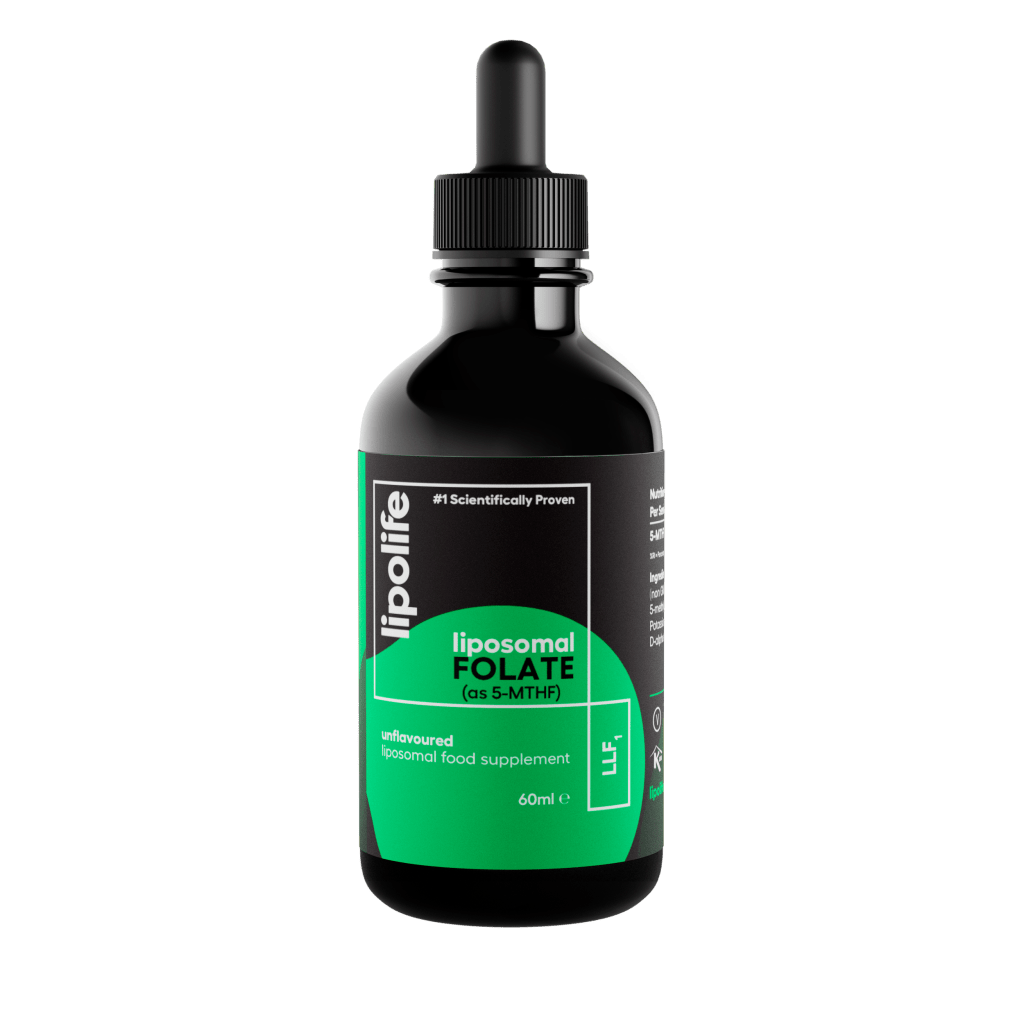 LLF1 Folate 5 - MTHF Liposomal - 60ml - lipolife by Lipolife
