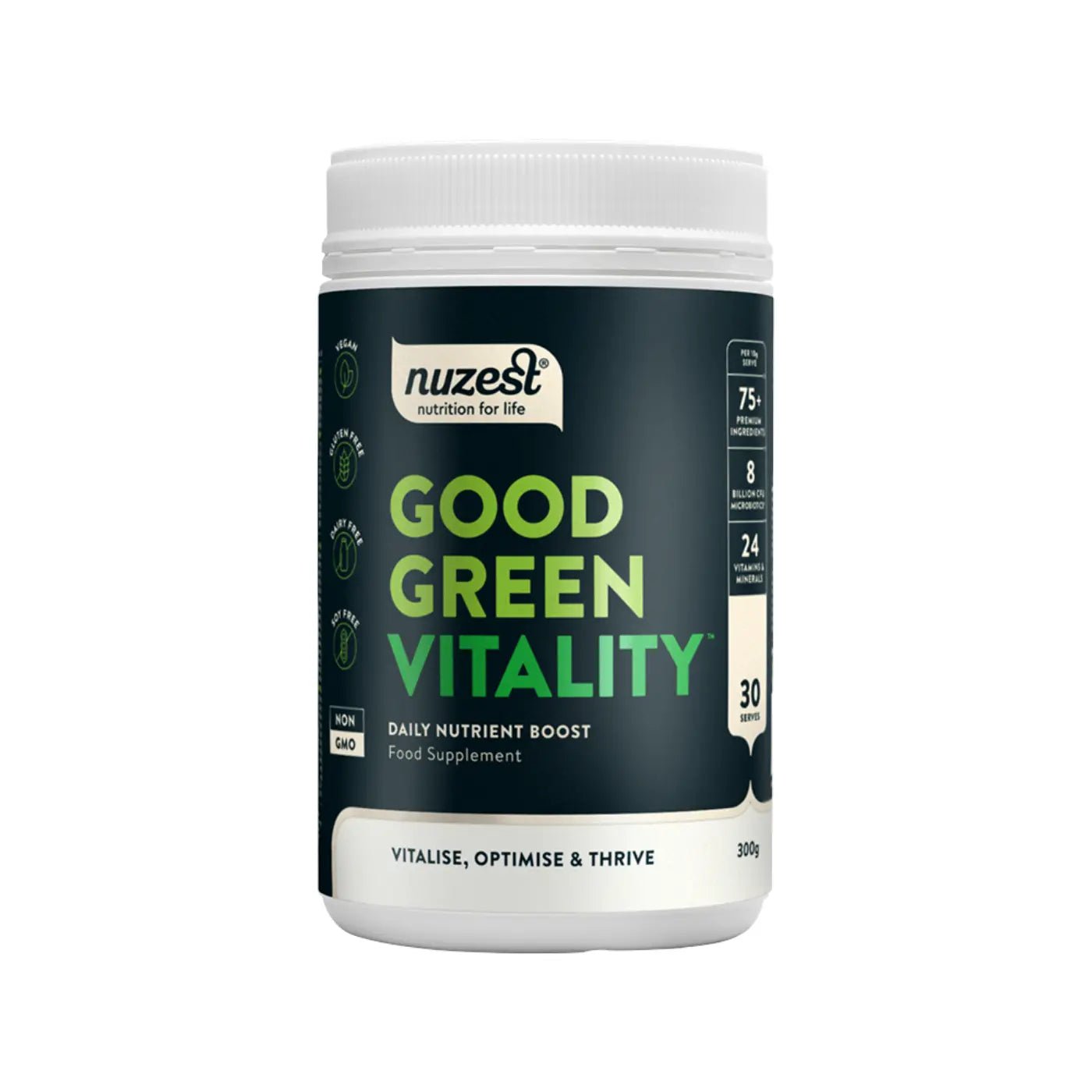 Nuzest – 300g, 30 Servings – Good Green Vitality - BBE 31/10/2025 by Nuzest