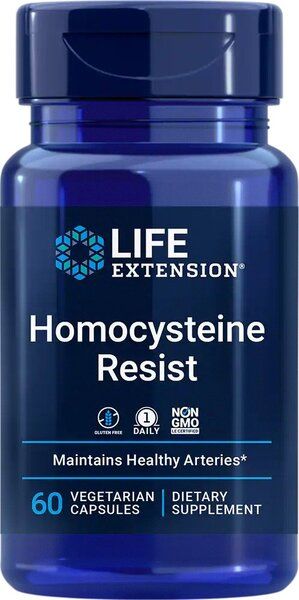 Homocysteine Resist, 60 Vegetarian Capsules - Life Extension by Life Extension