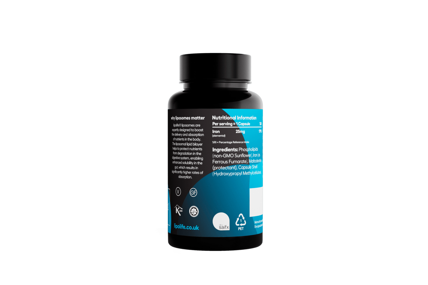 Liposomal Iron Capsules (30's) - lipolife by Lipolife