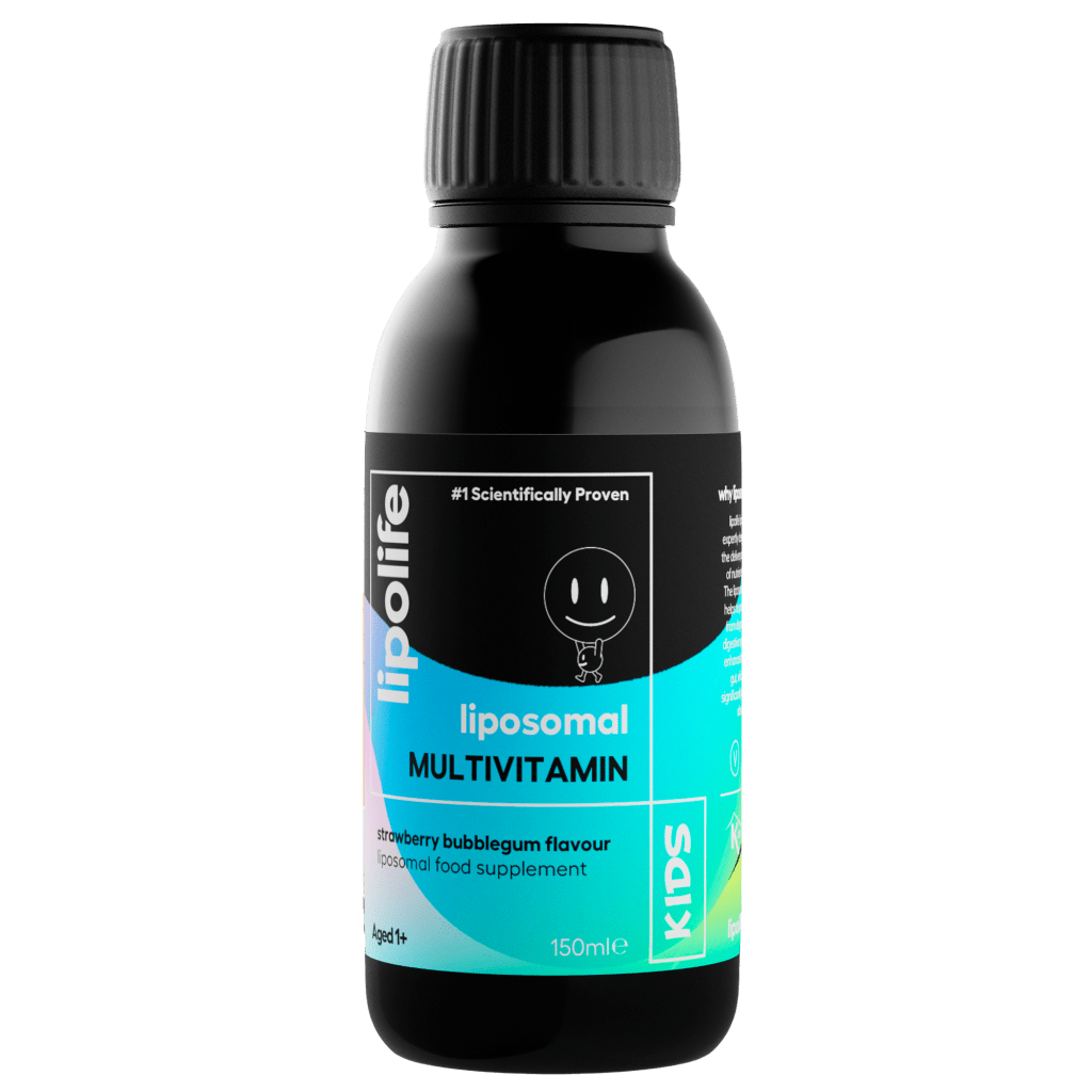 Kids Liposomal Multivitamin - 150ml - strawberry bubblegum flavour - lipolife by Lipolife